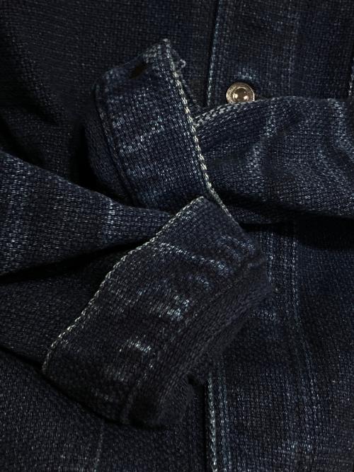 MOMOTARO JEANS（桃太郎ジーンズ）MOMOTARO JEANS (桃太郎ジーンズ) DOBBY US NAVY COVERALL インディゴ サイズ:42の古着・服飾アイテム