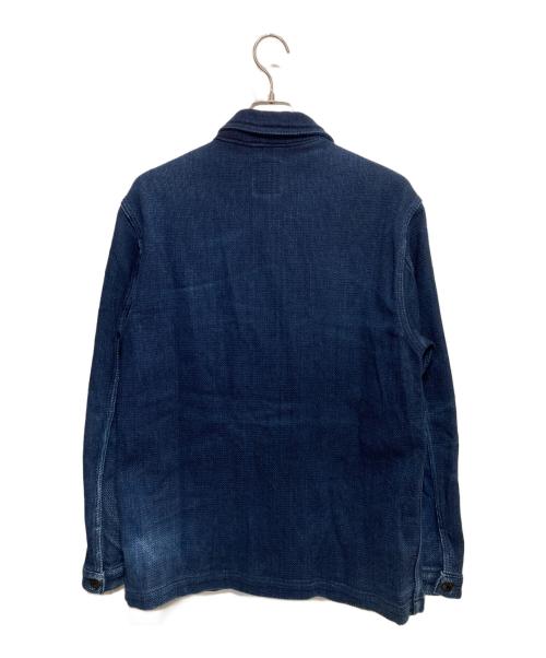 MOMOTARO JEANS（桃太郎ジーンズ）MOMOTARO JEANS (桃太郎ジーンズ) DOBBY US NAVY COVERALL インディゴ サイズ:42の古着・服飾アイテム