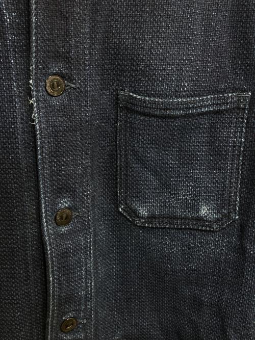 MOMOTARO JEANS（桃太郎ジーンズ）MOMOTARO JEANS (桃太郎ジーンズ) DOBBY US NAVY COVERALL インディゴ サイズ:42の古着・服飾アイテム