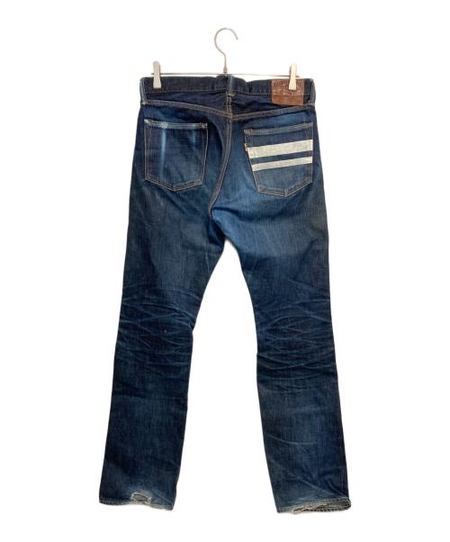 MOMOTARO JEANS（桃太郎ジーンズ）MOMOTARO JEANS (桃太郎ジーンズ) 出陣スリムストレートデニムパンツ インディゴ サイズ:W32の古着・服飾アイテム