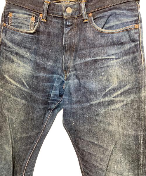 MOMOTARO JEANS（桃太郎ジーンズ）MOMOTARO JEANS (桃太郎ジーンズ) 出陣スリムストレートデニムパンツ インディゴ サイズ:W32の古着・服飾アイテム