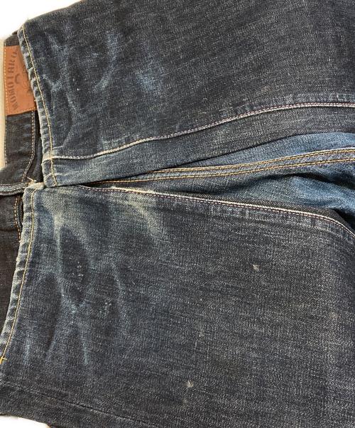 MOMOTARO JEANS（桃太郎ジーンズ）MOMOTARO JEANS (桃太郎ジーンズ) 出陣スリムストレートデニムパンツ インディゴ サイズ:W32の古着・服飾アイテム