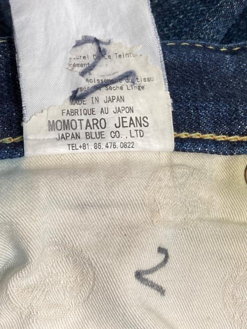 MOMOTARO JEANS（桃太郎ジーンズ）MOMOTARO JEANS (桃太郎ジーンズ) 出陣スリムストレートデニムパンツ インディゴ サイズ:W32の古着・服飾アイテム