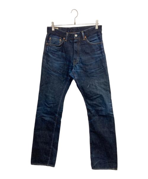 MOMOTARO JEANS（桃太郎ジーンズ）MOMOTARO JEANS (桃太郎ジーンズ) 出陣スリムストレートデニムパンツ インディゴ サイズ:-の古着・服飾アイテム