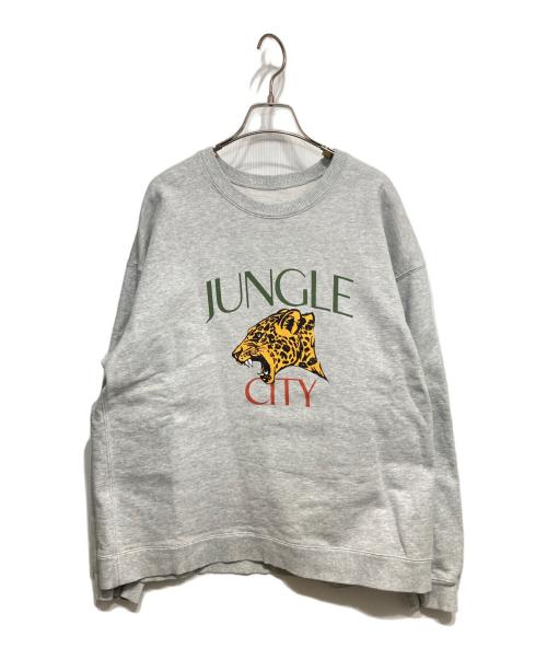 Spick and Span（スピック＆スパン）Spick and Span (スピックアンドスパン) プリントスウェット ライトグレー サイズ:Fの古着・服飾アイテム