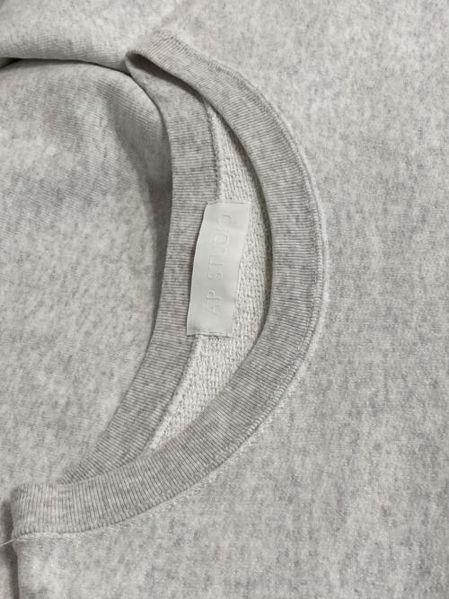 AP STUDIO（エーピーストゥディオ）AP STUDIO (エーピーストゥディオ) プリントスウェットプルオーバー ライトグレー サイズ:記載なしの古着・服飾アイテム