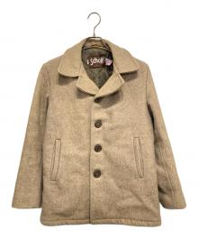 Schott（ショット）の古着「メルトンジャケット」｜ベージュ