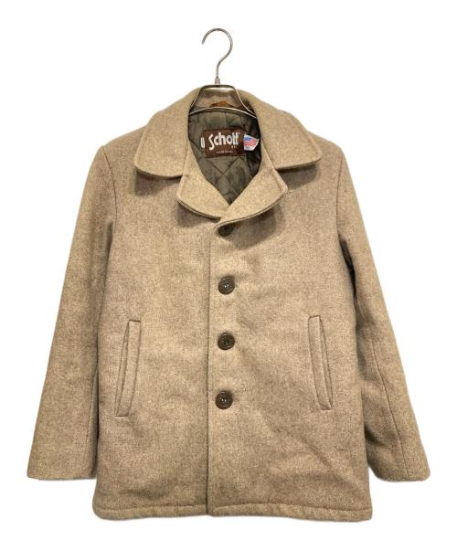 Schott（ショット）Schott (ショット) メルトンジャケット ベージュ サイズ:36の古着・服飾アイテム