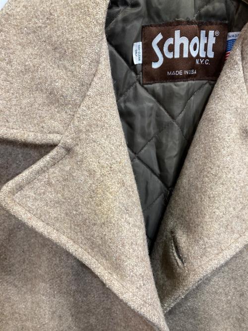 Schott（ショット）Schott (ショット) メルトンジャケット ベージュ サイズ:36の古着・服飾アイテム