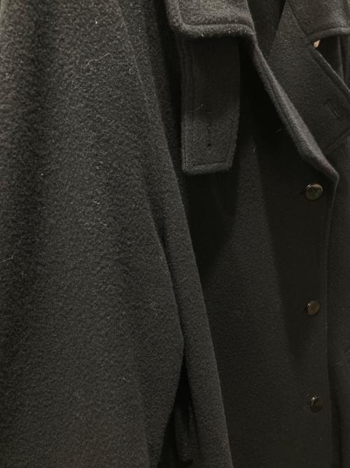 Ameri（アメリ）Ameri (アメリ) POOFY FLARE LONG COAT ブラック サイズ:Sの古着・服飾アイテム