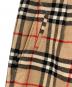 中古・古着 Burberry's (バーバリーズ) ノバチェッククロップドバルーンパンツ ブラウン サイズ:W79：5000円