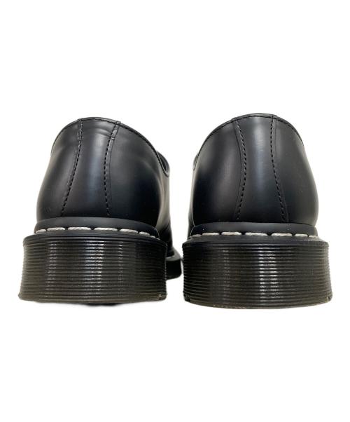 Dr.Martens（ドクターマーチン）Dr.Martens (ドクターマーチン) 1461 ホワイトステッチ 3 ホール シューズ ブラック サイズ:UK7の古着・服飾アイテム