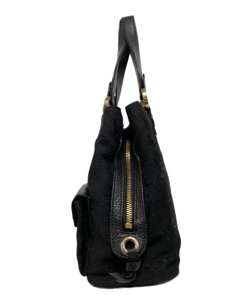 BVLGARI（ブルガリ）BVLGARI (ブルガリ) ロゴマニア2WAYハンドバッグ ブラックの古着・服飾アイテム