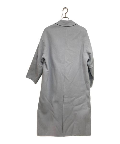 Dignite collier（ディニテ コリエ）Dignite collier (ディニテ コリエ) ダブルフェイスロングコート ブルー サイズ:Fの古着・服飾アイテム