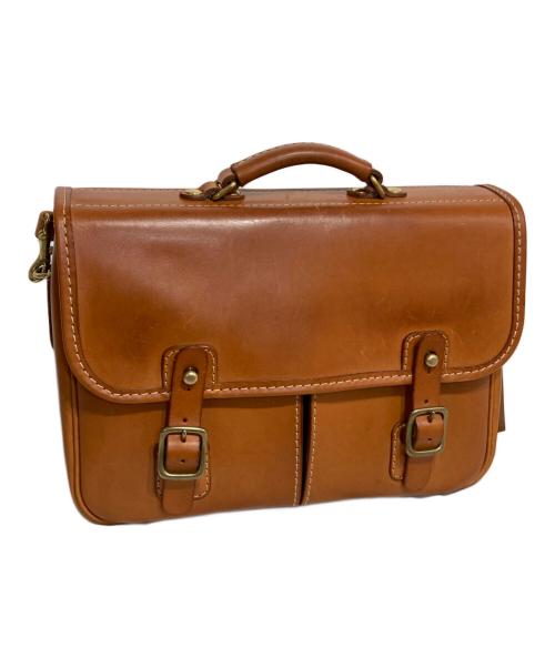 Herz（ヘルツ）Herz (ヘルツ) 2WAYレザーショルダーバッグ ベージュの古着・服飾アイテム