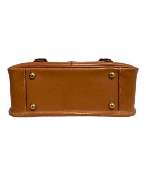 Herz（ヘルツ）Herz (ヘルツ) 2WAYレザーショルダーバッグ ベージュの古着・服飾アイテム