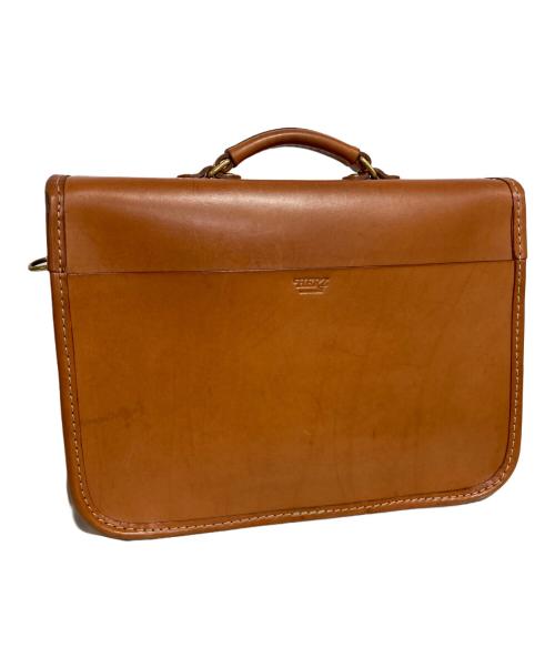 Herz（ヘルツ）Herz (ヘルツ) 2WAYレザーショルダーバッグ ベージュの古着・服飾アイテム