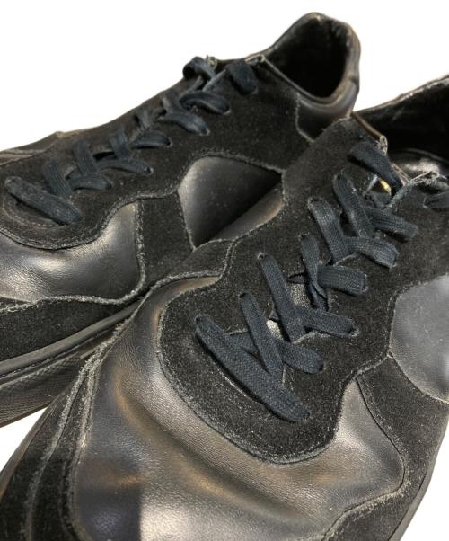 YOAK（ヨーク）YOAK (ヨーク) ULYSE-ローカットスニーカー ブラック サイズ:43の古着・服飾アイテム