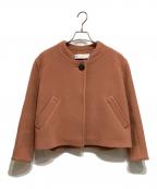 SEE BY CHLOEシーバイクロエ）の古着「ライトクロップドウールジャケット」｜ライトピンク