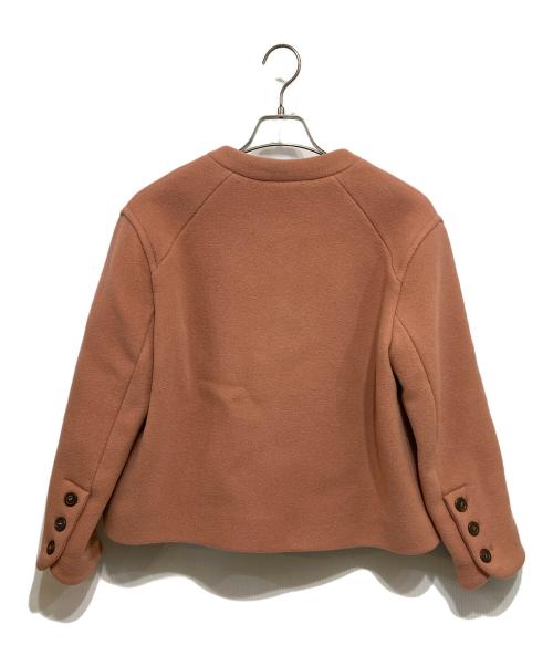 SEE BY CHLOE（シーバイクロエ）SEE BY CHLOE (シーバイクロエ) ライトクロップドウールジャケット ライトピンク サイズ:36の古着・服飾アイテム