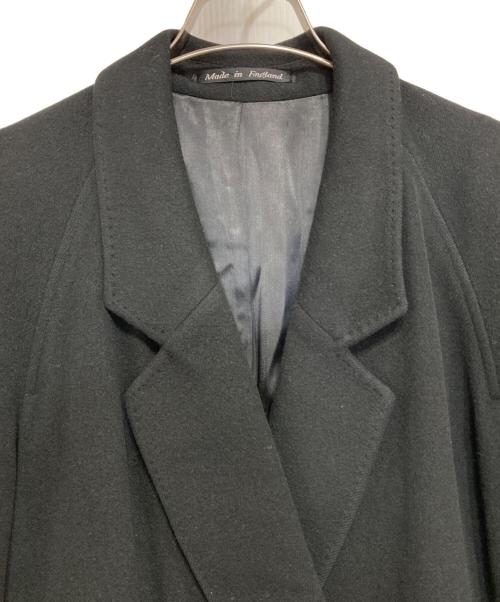 kindler（キンドラー）kindler (キンドラー) ピュアカシミヤロングコート ブラック サイズ:-の古着・服飾アイテム