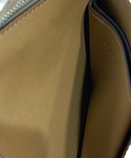 COACH（コーチ）COACH (コーチ) Lジップ ウォレット・シグネチャー キャンバス ホワイトの古着・服飾アイテム