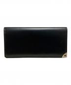 dunhillダンヒル）の古着「2つ折り長財布」｜ブラック