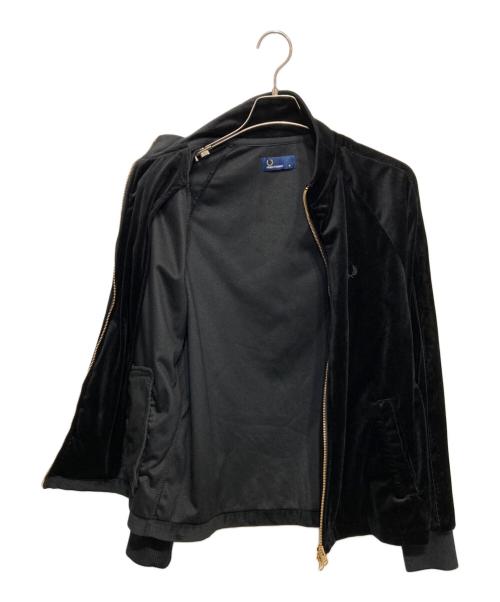 FRED PERRY（フレッドペリー）FRED PERRY (フレッドペリー) ベロアトラックジャケット ブラック サイズ:Mの古着・服飾アイテム