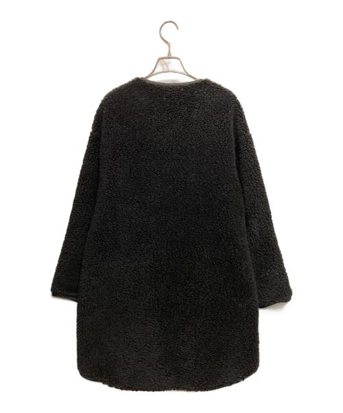 ORCIVAL（オーシバル）ORCIVAL (オーシバル) ウールボア カラーレスコート ブラック サイズ:2の古着・服飾アイテム