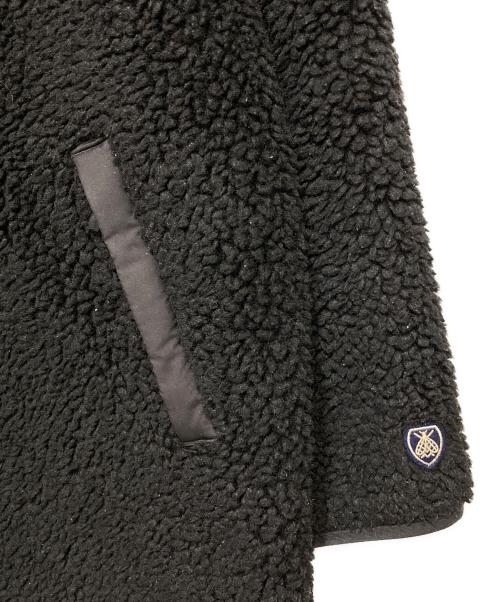 ORCIVAL（オーシバル）ORCIVAL (オーシバル) ウールボア カラーレスコート ブラック サイズ:2の古着・服飾アイテム