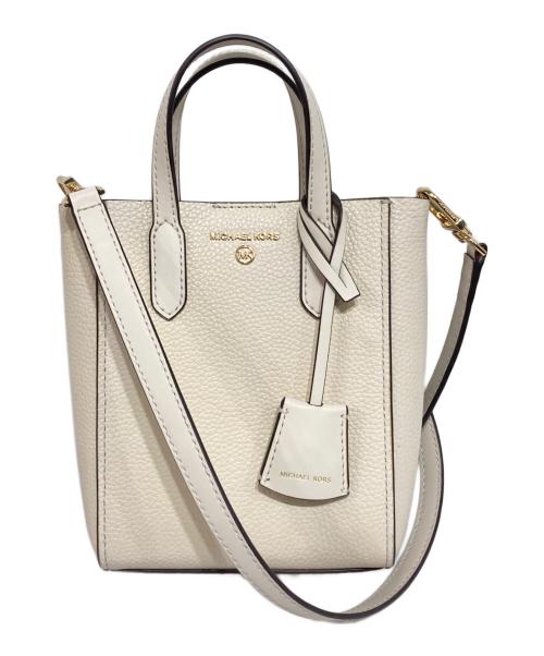 MICHAEL KORS（マイケル・コース）MICHAEL KORS (マイケル・コース) 2WAYショルダーバッグ アイボリーの古着・服飾アイテム