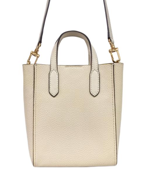 MICHAEL KORS（マイケル・コース）MICHAEL KORS (マイケル・コース) 2WAYショルダーバッグ アイボリーの古着・服飾アイテム
