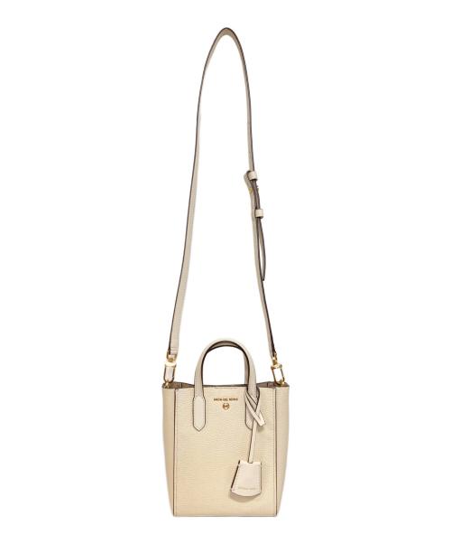 MICHAEL KORS（マイケル・コース）MICHAEL KORS (マイケル・コース) 2WAYショルダーバッグ アイボリーの古着・服飾アイテム