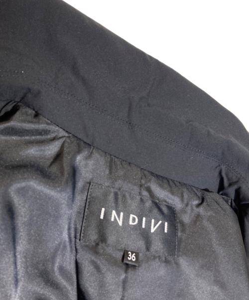 INDIVI（インディヴィ）INDIVI (インディヴィ) 中綿チェスターコート ブラック サイズ:36の古着・服飾アイテム