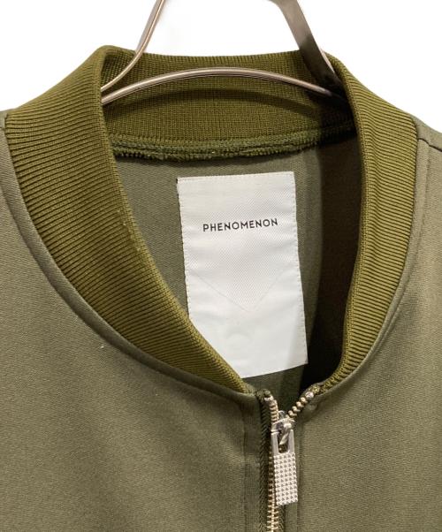 PHENOMENON（フェノメノン）PHENOMENON (フェノメノン) MA-1ブルゾン グリーン サイズ:42/XLの古着・服飾アイテム