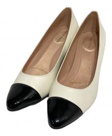 COLE HAAN（コールハーン）の古着「ザ ゴートゥー ブロック ヒール パンプ」｜ベージュ