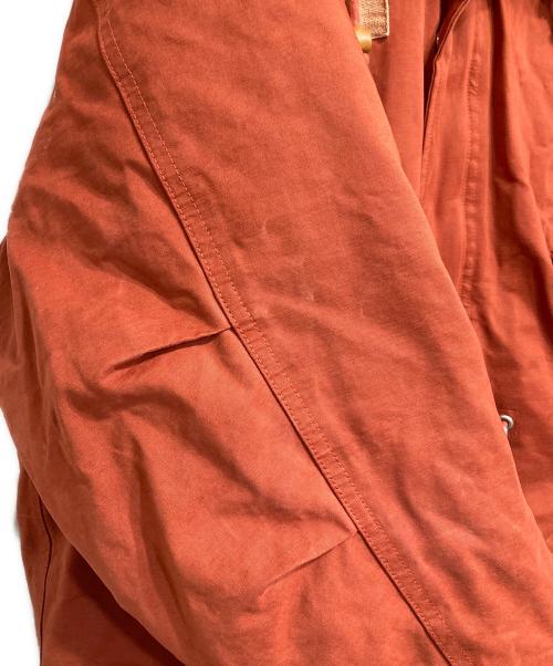 Kernel Cosmos（カーネルコスモス）Kernel Cosmos (カーネルコスモス) ファーダウンモッズコート レッド サイズ:XSの古着・服飾アイテム