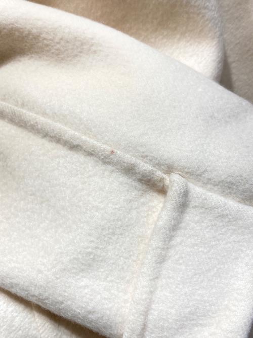 JIL SANDER（ジルサンダー）JIL SANDER (ジルサンダー) カシミヤコート アイボリー サイズ:34の古着・服飾アイテム