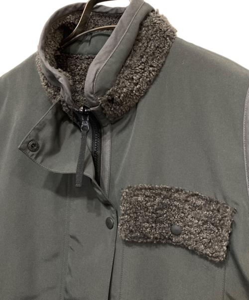 SEESET（シーセット）SEESET (シーセット) リバーシブル ボアフリースロングジレ ブラック×グレー サイズ:Fの古着・服飾アイテム