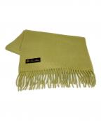 LORO PIANAロロピアーナ）の古着「カシミヤストール」｜グリーン