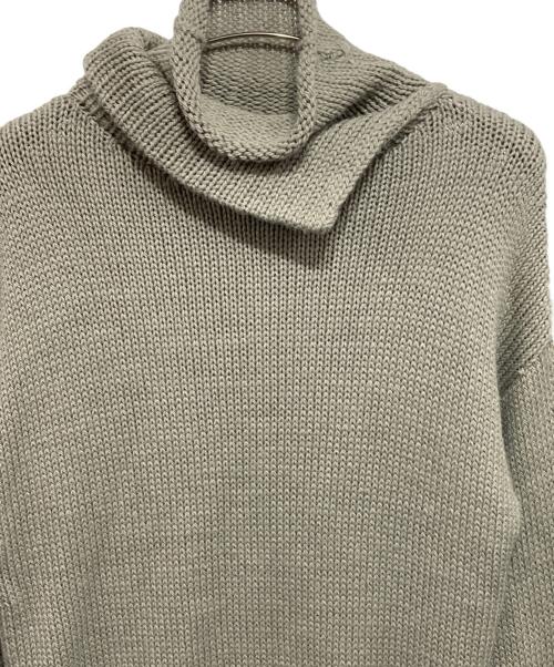 SEEALL（シーオール）SEEALL (シーオール) ダブルハイネックニット セーター グリーン サイズ:2の古着・服飾アイテム