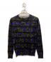 DSQUARED2（ディースクエアード）の古着「レオパード柄ハイゲージニット」｜グリーン×ブラック