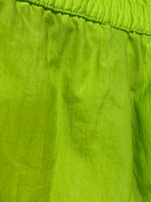 doublet（ダブレット）doublet (ダブレット) CHAOS APPLIQUE TRACK PANT ホワイト×グリーン サイズ:Mの古着・服飾アイテム