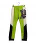 doublet（ダブレット）の古着「CHAOS APPLIQUE TRACK PANT」｜ホワイト×グリーン