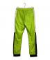 doublet (ダブレット) CHAOS APPLIQUE TRACK PANT ホワイト×グリーン サイズ:M：8000円