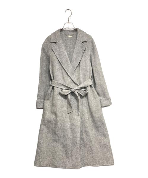 自由区（ジユウク）自由区 (ジユウク) MANTECO FEMININE REVER コート グレー サイズ:38の古着・服飾アイテム