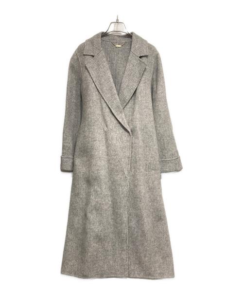 自由区（ジユウク）自由区 (ジユウク) MANTECO FEMININE REVER コート グレー サイズ:38の古着・服飾アイテム