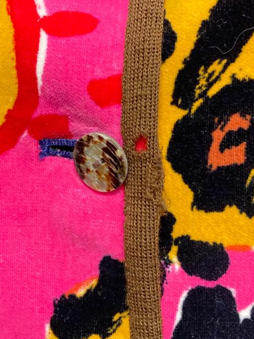 OLLEBOREBLA（アルベロベロ）OLLEBOREBLA (アルベロベロ) コーデュロイ切替ジャケット ピンク×ブラウン サイズ:-の古着・服飾アイテム