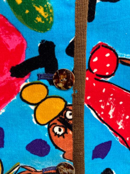 OLLEBOREBLA（アルベロベロ）OLLEBOREBLA (アルベロベロ) コーデュロイ切替ジャケット ピンク×ブラウン サイズ:-の古着・服飾アイテム