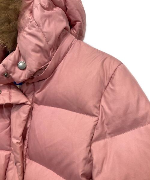 BURBERRY BLUE LABEL（バーバリーロンドンブルーレーベル）BURBERRY BLUE LABEL (バーバリーロンドンブルーレーベル) ダウンコート ライトピンク サイズ:36の古着・服飾アイテム